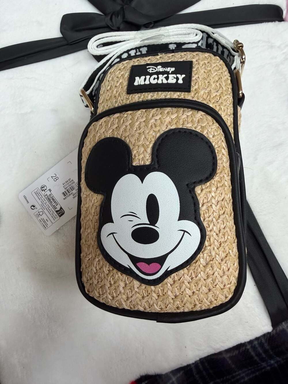 Disney Mickey Mouse at Primark Woven Straw Crossbody Bag